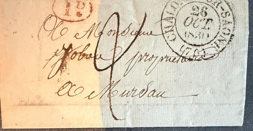 Lettre préphilatélique - 🦬,