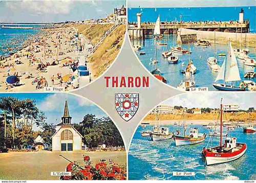 Postcard tharon plage - postcard,