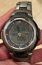 Casio Protrek PRG-60 Triple Sensor Baro Comp Alti Ana Digi Watch 2767 Read Desc.