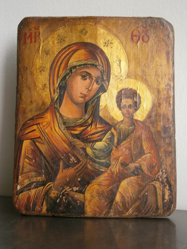Icône orthodoxe vierge - icône,