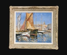 Tableau Marine St Tropez Huile