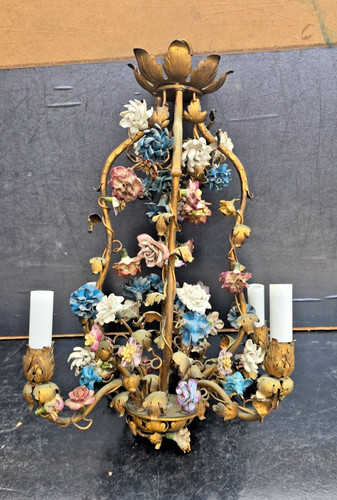 Lustre bronze laiton doré - lustre,