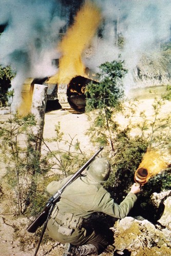 Ww2 attaque char à la - de,