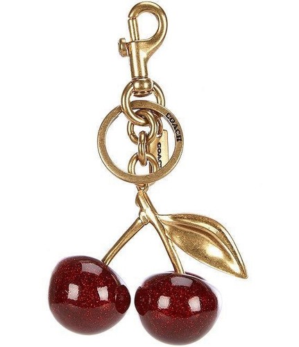 Coach cherry keychain - coach,