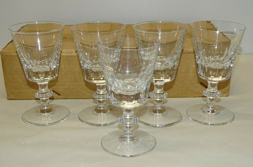 Verres bordeaux cristal - a,