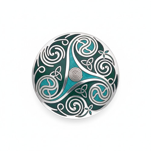 Broche triskèle celtique