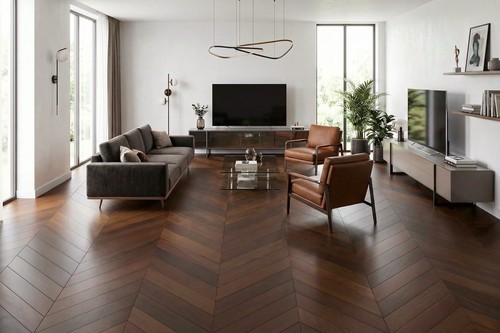Parquet massif point - ,