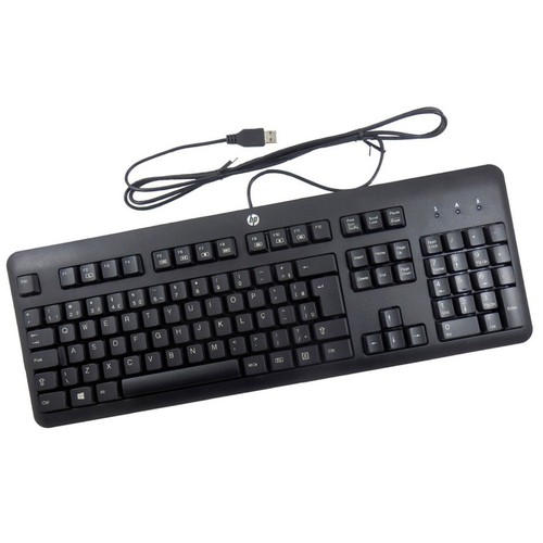 Clavier azerty noir usb hp - clavier,