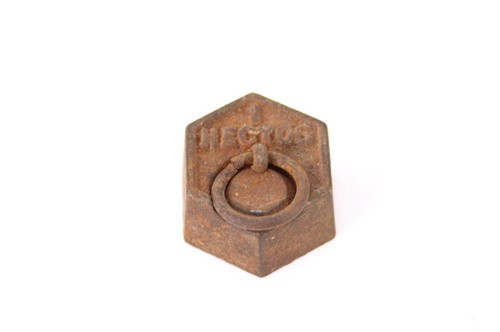 Ancien poids hexagonal - , 0,1