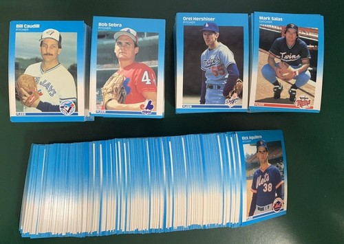 1987 fleer set - break, singles