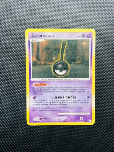 Carte pokémon zarbi 146 - zarbi, 42/146