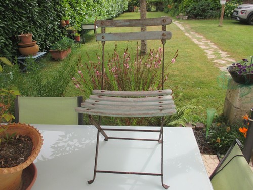 Ancienne chaise pliante - chaise,