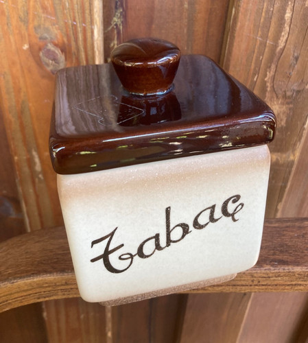 Pot tabac carré en - tabac,