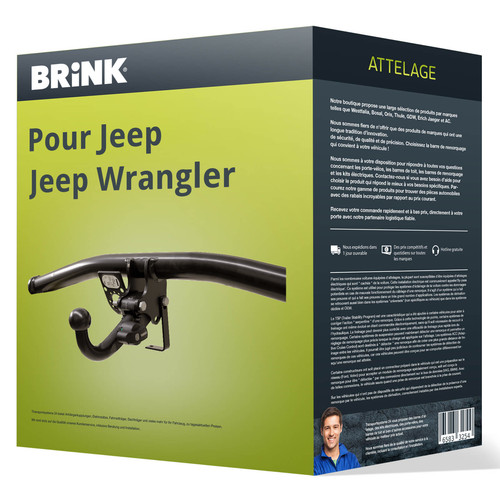 Attelage pour jeep wrangler - pour,