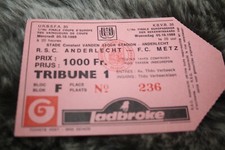 Ticket )) RCS ANDERLECHT V FC