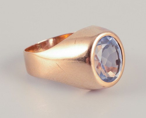Bague carats ornée - en, 18