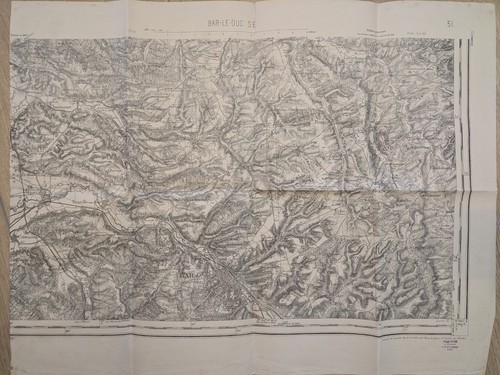 Carte ancienne militaire 067 - ancienne,