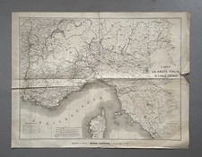 Carte de la Haute Italie et de