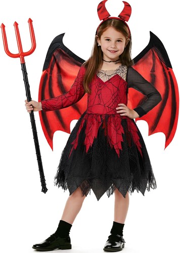 Costume diable enfant fille - costume,