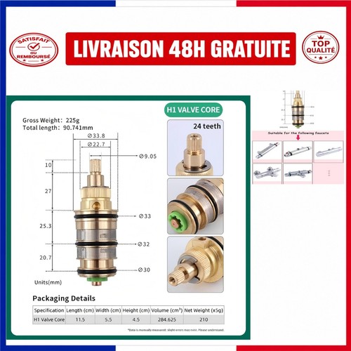 Cartouche thermostatique - , en