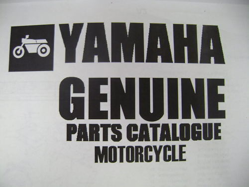 Yamaha genuine parts fiche - yamaha,