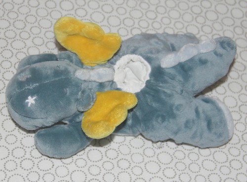 Doudou dragon victor - victor, bleu