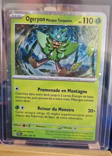 Carte pokémon ogerpon - pokémon,