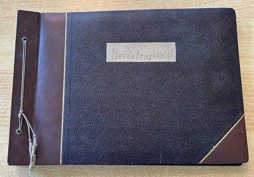 Album photo cuir ww2 - album,