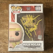 Funko Pop 149 WWF WWE Hulk Hogan Ripping Shirt Signed Autographed JSA Certified
