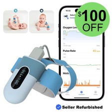 Neonatal Infant Pulse Oximeter Baby Sleep Monitor Free App and PC Report