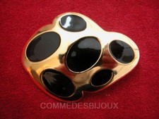 Broche "Forme Ovalisée Lave