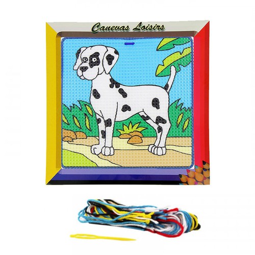Kit canevas chien dalmatien - canevas, 15