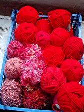 Lot de pelotes de laines