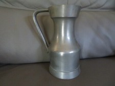 Antique pewter pitcher / jar / jug / water jug (Malta T. L. pewter ) 21 cm