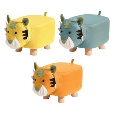 Tabouret pouf en bois