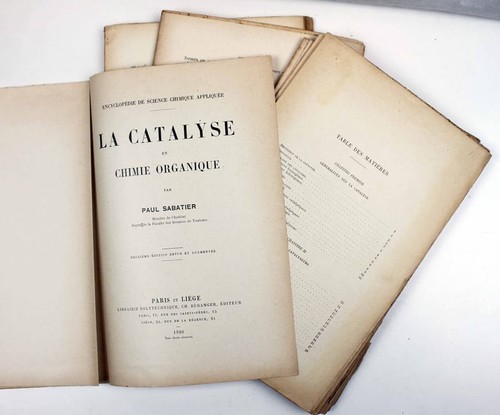 Sabatier paul catalyse en - sabatier,, la