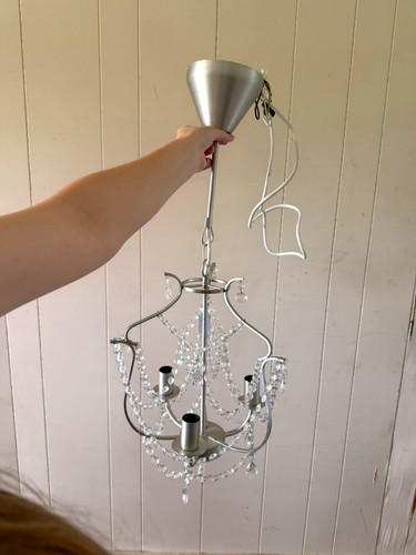 Light silver clear crystal - silver,