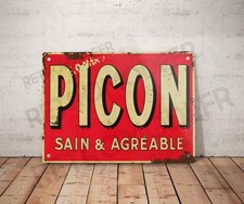 Plaque métal vintage Picon