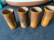 Lot de 4 gobelets en bois