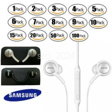 OEM Samsung AKG Headset Earphones Headphones Galaxy S10+ S10 S9 S8 Note 8 9 Lot