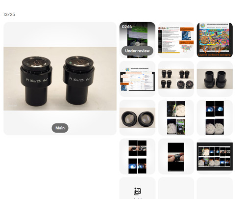 Oculaires microscope à - oculaires, de