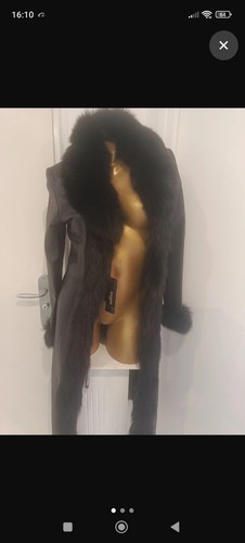 Manteau cuir noir - cuir,