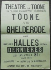 Affiches du Théâtre Toone
