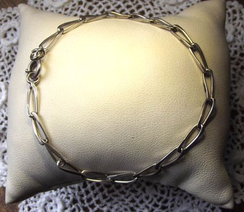 Argent ancien bracelet maille - bracelet,