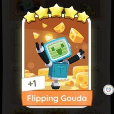 Flipping Gouda - Monopoly_Go_5 Star⭐⭐⭐⭐⭐ Sticker ⚡⚡ Fast Delivery ⚡⚡