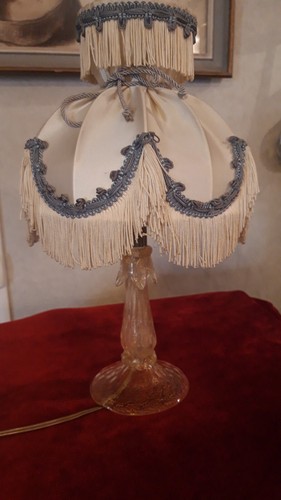 Pied lampe verre - lampe, en