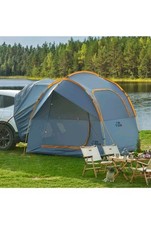 JOYTUTUS SUV Tent for Camping with Rainfly, Double Door Design Car Tent with ...