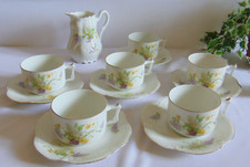 6 TASSES A THE, 6 SOUCOUPES ET