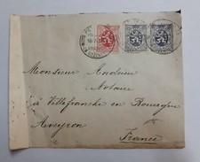 LETTRE BELGIQUE VIGNETTE 1932