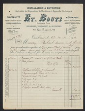 TOULOUSE (31) ELECTRICAL MACHINES & APPLIANCES "E. BOUTS Engineer" in 1910